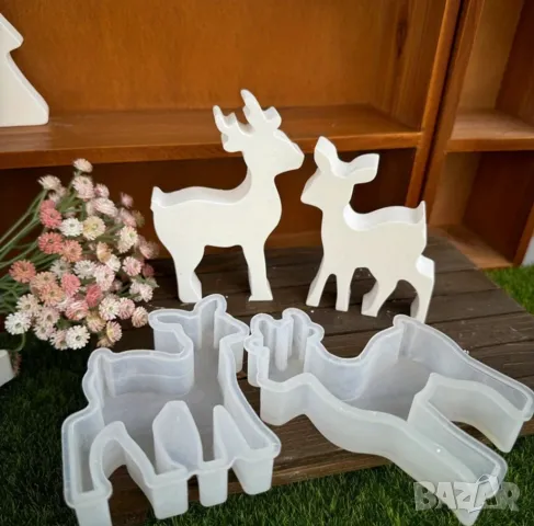 Молдове комплект 2 броя елен и сърна , снимка 2 - Форми - 48779240