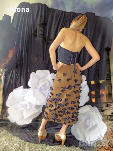 Сетове-бюстие и пола, снимка 4 - Комплекти - 52259573