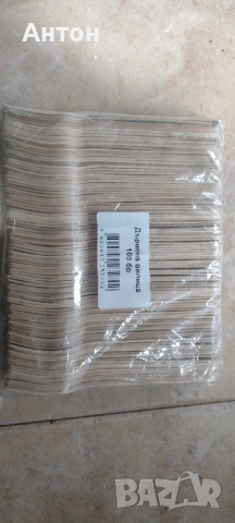 Дървени вилици 100бр., снимка 2 - Прибори за хранене, готвене и сервиране - 53570415