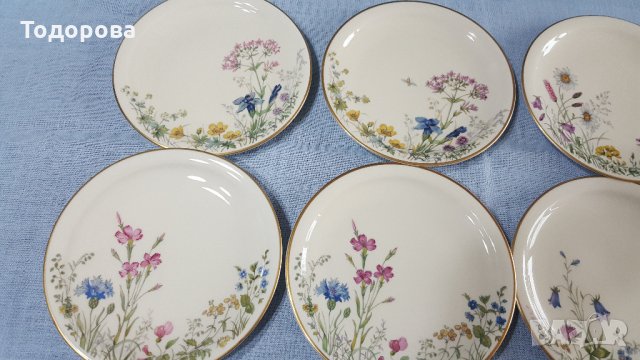 Порцеланови чинии  - Бавария - 16 броя, снимка 2 - Антикварни и старинни предмети - 32891745