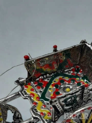 Сувенир от Палермо Сицилия сребърна сицилианска карета VASILE Palermo, снимка 7 - Арт сувенири - 52313702