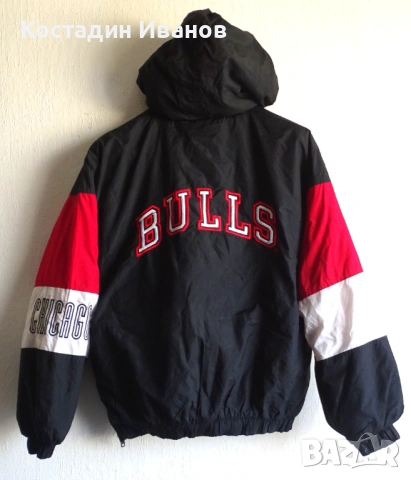 Винтидж Chicago Bulls NBA баскетболен анорак яке Чикаго Булс