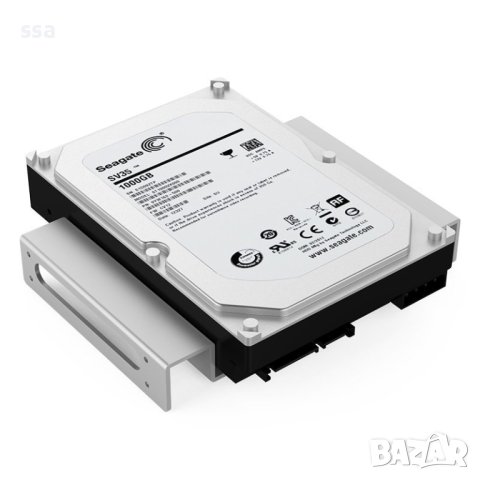 Orico Адаптер SSD/HDD bracket 2.5"/3.5"->5.25" - AC52535-1S-SV, снимка 3 - Кабели и адаптери - 43506351