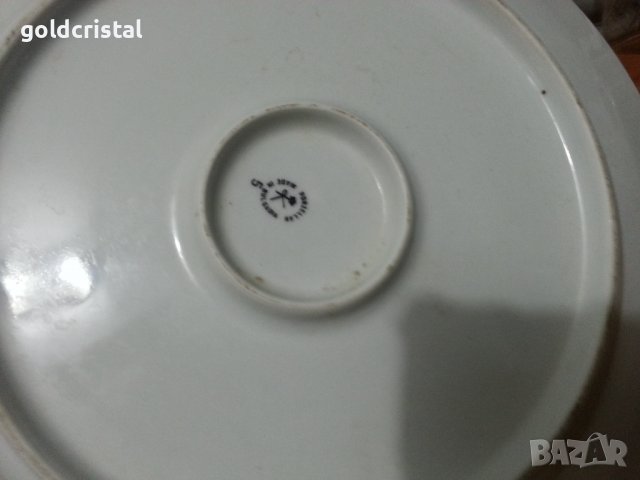 Стар български порцелан плато чиния поднос, снимка 2 - Антикварни и старинни предмети - 35779728