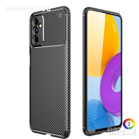 Samsung Galaxy M52 5G Удароустойчив Carbon Fiber Калъф и Протектор, снимка 2 - Калъфи, кейсове - 48480924