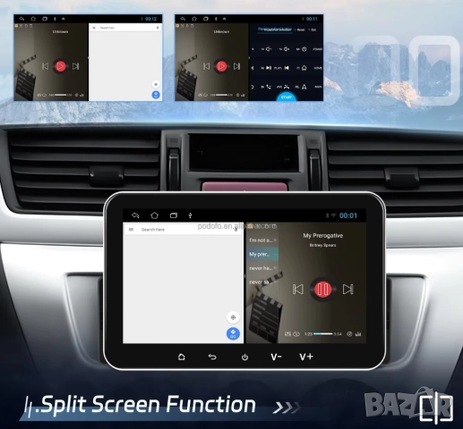 Мултимедия, плеър, с Андроид, единичен дин, навигация, за кола, автомобил, Android, 1 DIN, Carplay, снимка 10 - Аксесоари и консумативи - 51691060