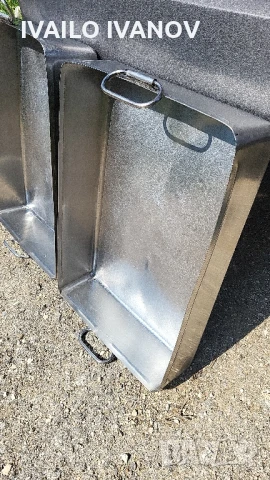 Тави 2броя на Хром Силистра дебела неръждавеика 2мм алпака , снимка 3 - Съдове за готвене - 50623727