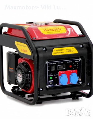 Инверторен генератор за ток BULPOWER 4KW HJ 3800H МОНОФАЗЕН, снимка 3 - Генератори - 39326411