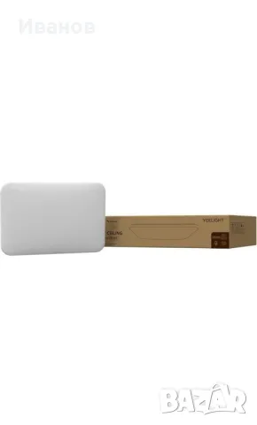 Смарт плафониера Xiami Yeelight , Правоъгълна, Wi-Fi, Гласов контрол, 95W,Дистанционно , снимка 9 - Лампи за таван - 49341193