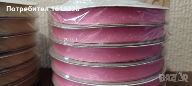 Ролки с ленти органза в три различни цвята., снимка 11 - Други - 50577703