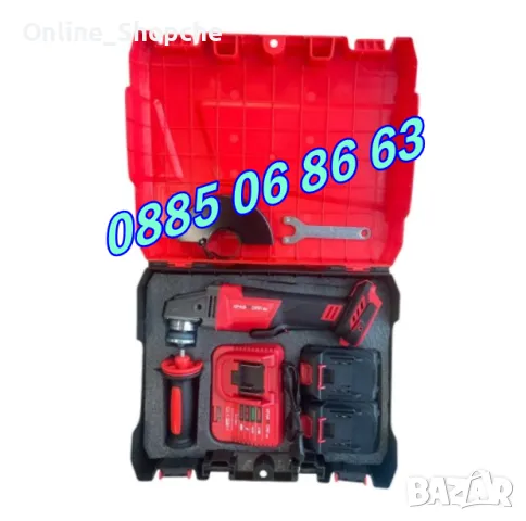 Акумулаторен ъглошлайф 125 мм 36V 8Ah, снимка 2 - Други инструменти - 49628638