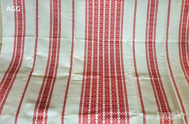 Ленен комплект покривка и салфетки, снимка 3 - Покривки за маси - 39648144