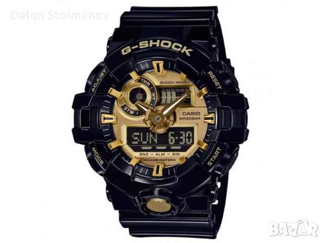 CASIO G-SHOCK GA-710GB-1A, снимка 1 - Мъжки - 44005999