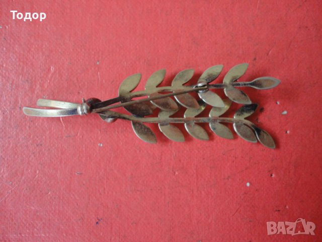 Страхотна старинна брошка 6, снимка 3 - Антикварни и старинни предмети - 43223899