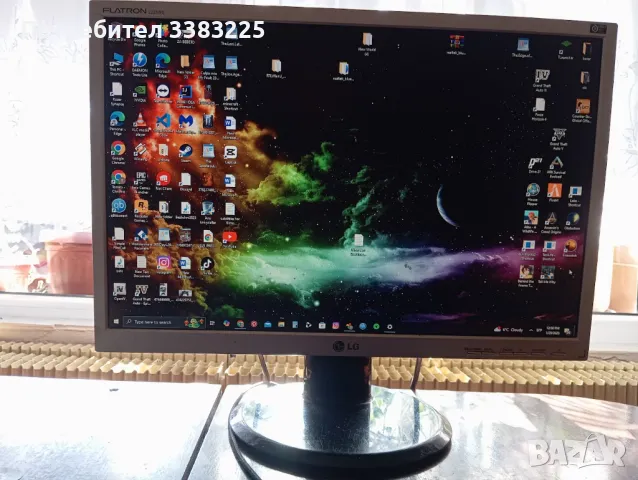 Продавам LG LCD Monitor L225WS 22" Silver, снимка 3 - Монитори - 48877838