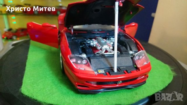 Метална количка 1:18  Ferrari 550 Maranelo 1996 г . Bburago made in Italia, снимка 6 - Колекции - 26246517