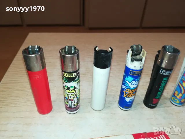 CLIPPER-ЛОТ 5 ЗАПАЛКИ ЗА КОЛЕКЦИЯ 10БР ЗА 65ЛВ 2412241404, снимка 14 - Колекции - 48450546
