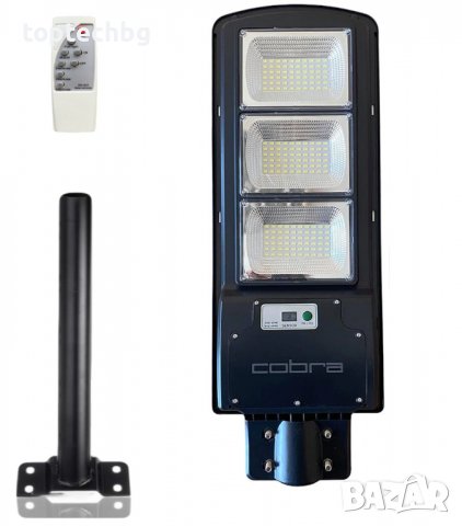 Cobra SMD 450W, Соларна лампа + стойка, снимка 1 - Соларни лампи - 36589506