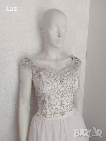 сватбена булчинска рокля със собствен обем и сияещ гръб, снимка 10 - Сватбени рокли - 27190033