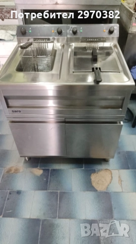 Фритюрник Двоен Професионален, снимка 7 - Обзавеждане на кухня - 51679391