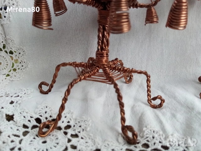 Винтидж свещници от мед, снимка 3 - Декорация за дома - 51629530