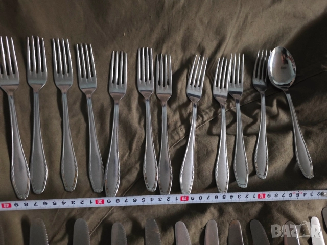 Продавам прибори за храна Smalcalda Rostfrei ГДР, снимка 3 - Прибори за хранене, готвене и сервиране - 52559384