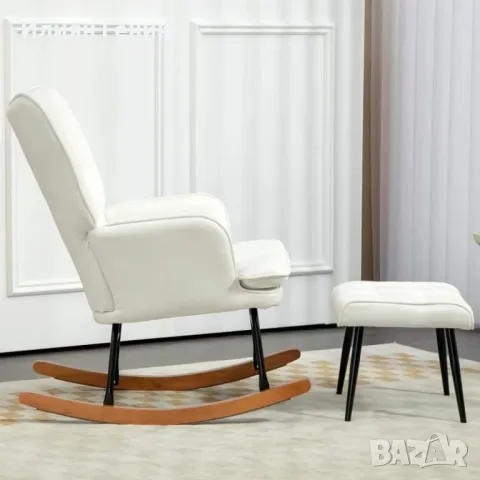 ПРОМОЦИЯ!!! Люлеещ се стол с табуретка, снимка 7 - Столове - 47996203