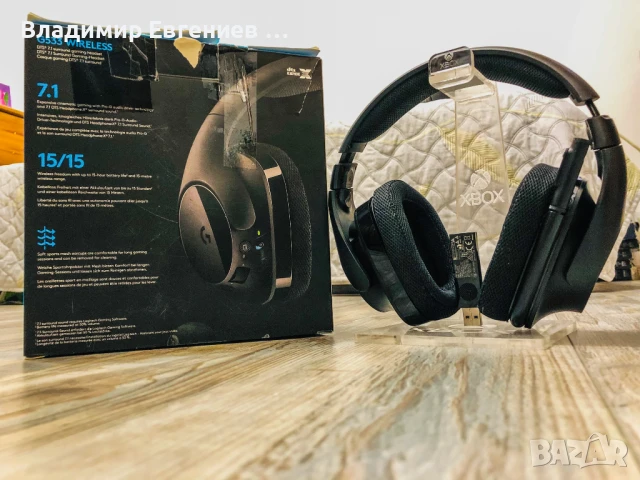 Logitech g533 wireless gaming headset / Безжични гейминг слушалки