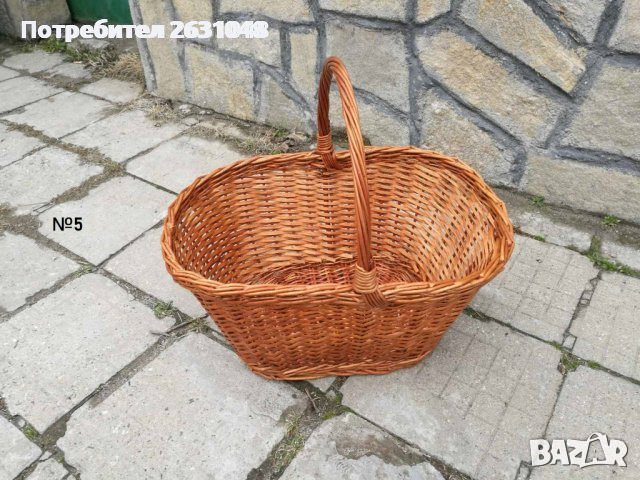 кошница плетена, снимка 3 - Други стоки за дома - 43490919