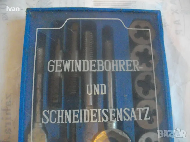 НОВ НЕМСКИ РЕЗБОНАРЕЗЕН КОМПЛЕКТ 22 БРОЯ РЗБОНАРЕЗНИ ПЛАШКИ И МЕТЧИЦИ М3-М12 ВЪНШНИ/ВЪТРЕШНИ РЕЗБИ, снимка 3 - Други инструменти - 48922465