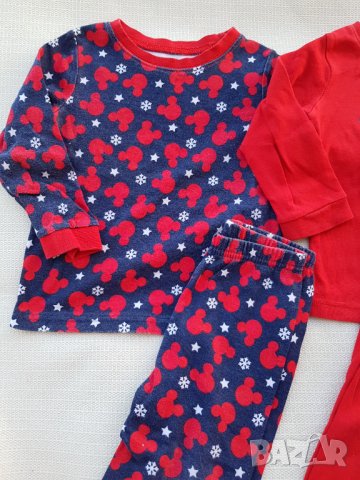 Пижама на Дисни с Мики Маус 12-18 месеца, снимка 6 - Бебешки пижами - 22661155
