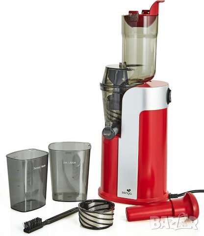 Сокоизстисквачка Senya SYBF-CJ018R, 250, неръждаема стомана, червена, снимка 5 - Сокоизстисквачки и цитрус преси - 39697649