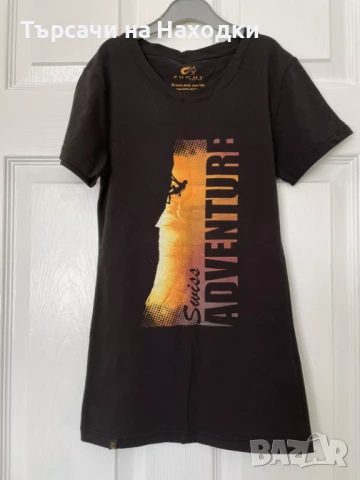 Дамска тениска Graphic Adventure черна XS X-Small black черна
