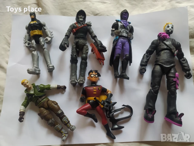 Оригинални фигури за момче Fortnite, Batman, Robin, Батман, Робин, Фортнайт