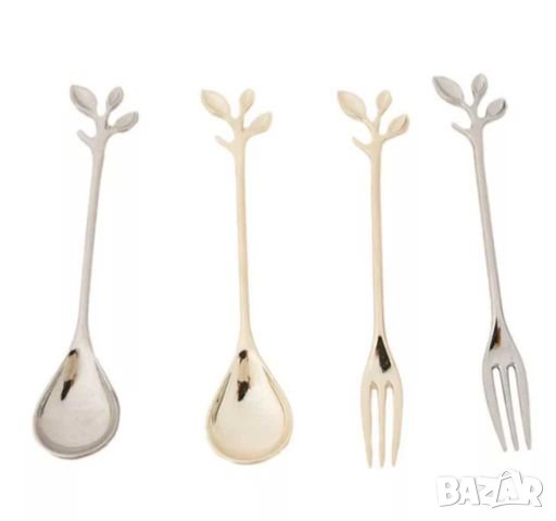 Лъжичка / Виличка за кафе - красива, разнообразна, снимка 2 - Прибори за хранене, готвене и сервиране - 28007548
