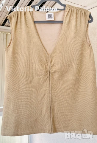 Блуза-потник MADELEINE коприна 65%, снимка 10 - Корсети, бюстиета, топове - 47441748