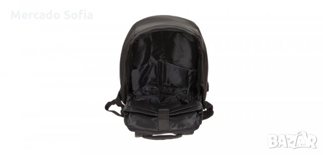 Раница за лаптоп 15.6" Черна с USB, снимка 4 - Лаптоп аксесоари - 34633055