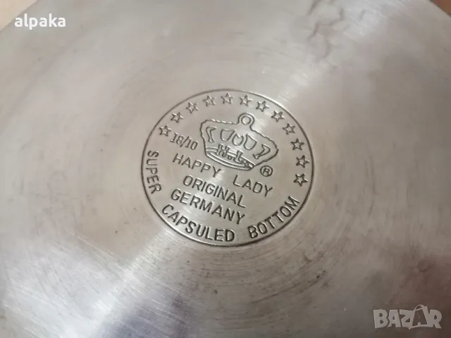 Продавам марков тиган Happy Lady, без капак, снимка 4 - Съдове за готвене - 48656996