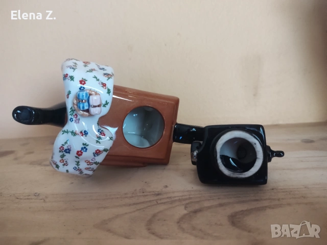 Малък чайник – шевна машина Infusion Пол Кардю, снимка 6 - Декорация за дома - 53244135