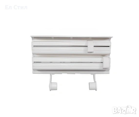 Поставка за кухненска хартия и фолио Triple paper, Цвят: Бяло, снимка 3 - Други стоки за дома - 53309832