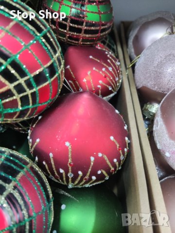 Стъклени коледни топки Christmas , снимка 2 - Декорация за дома - 42992272