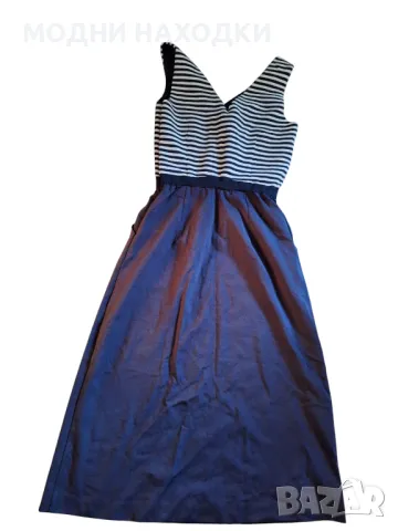 Памучна синя рокля, снимка 3 - Рокли - 49351288