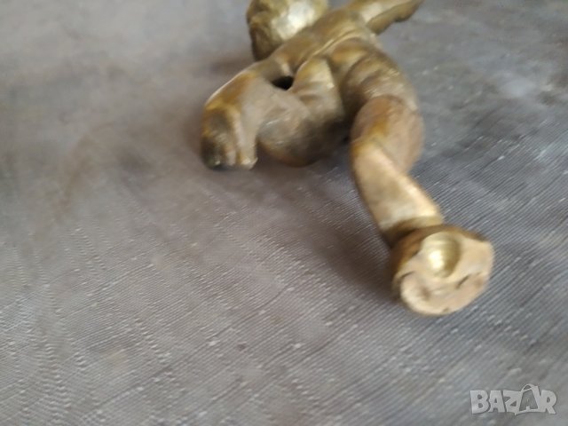 стара бронзова фигура-момче, снимка 4 - Антикварни и старинни предмети - 35621631