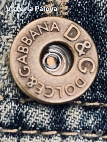 Марково дънково яке DOLCE & GABBANA оригинал, снимка 6 - Якета - 43491352