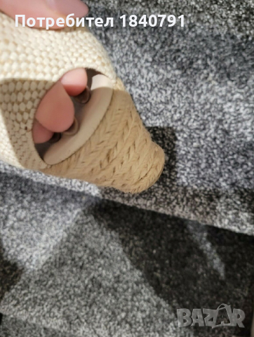 Сандали CARMEN SAIZ – на платформа, еспадрил, №40, снимка 5 - Сандали - 36387438