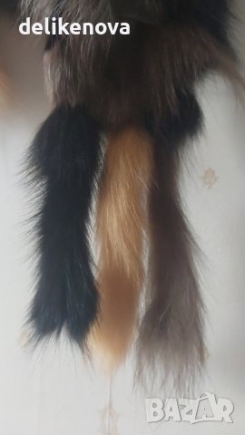 PASSIGATTI. 🇮🇹 Лисица Италианска Дизайнерска Много жив косъм., снимка 10 - Шалове - 43671207