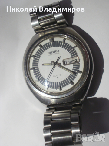 Seiko EL 370 електрически японски оригинален мъжки ръчен часовник
