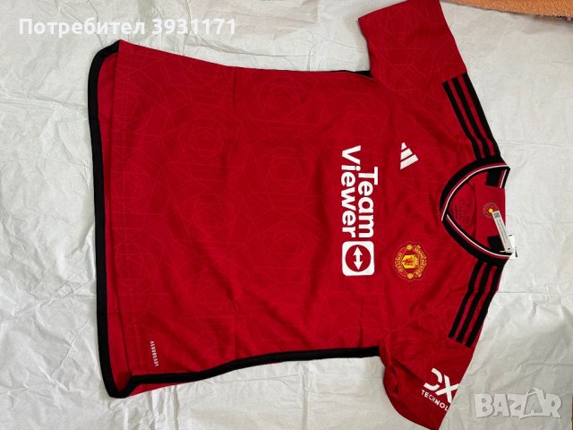 Тениска Adidas Manchester United Домакинска 2023/24 , снимка 2 - Тениски - 44129125