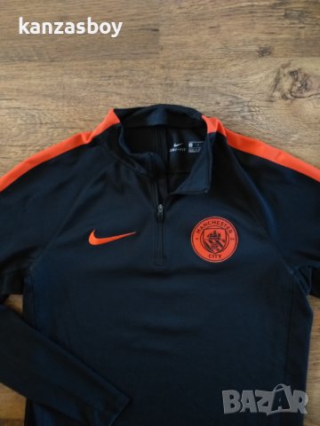 NIKE Mcfc Dril Top Sqd - страхотна мъжка блуза, снимка 4 - Спортни дрехи, екипи - 40061584