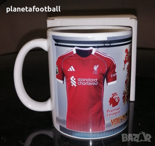 Футболна чаша на LIVERPOOL с Ваше Име и Номер!Фен чаша на Ливърпул!2026!Футболни подаръци!, снимка 3 - Фен артикули - 38587989